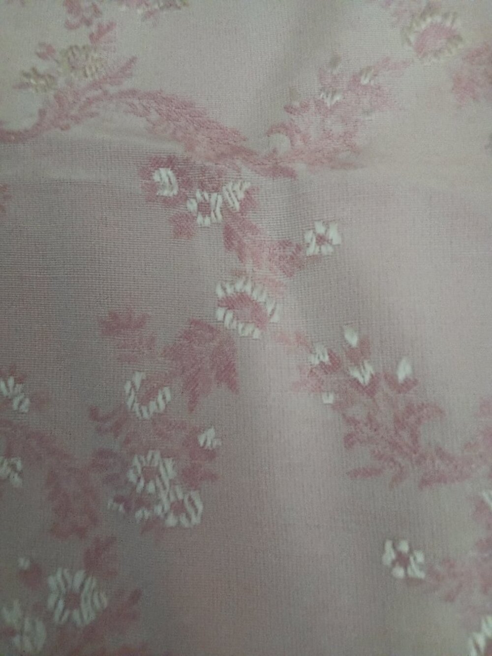 Pink floral Polyester 48x58